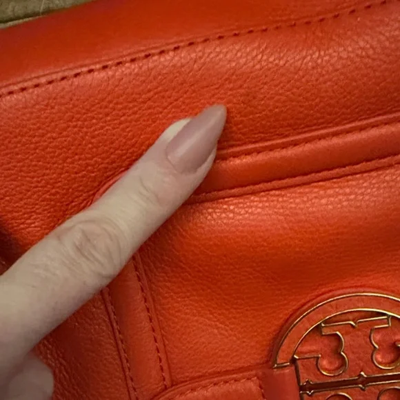 Tory Burch Vibrant Red Satchel - Picture 12 of 13